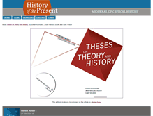 Tablet Screenshot of historyofthepresent.org